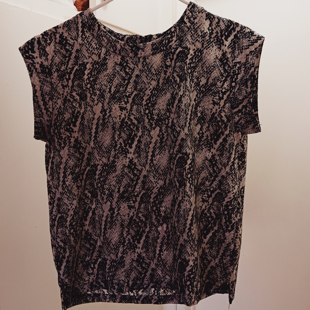 Tribal print top